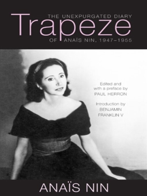 Title details for Trapeze by Anaïs Nin - Available